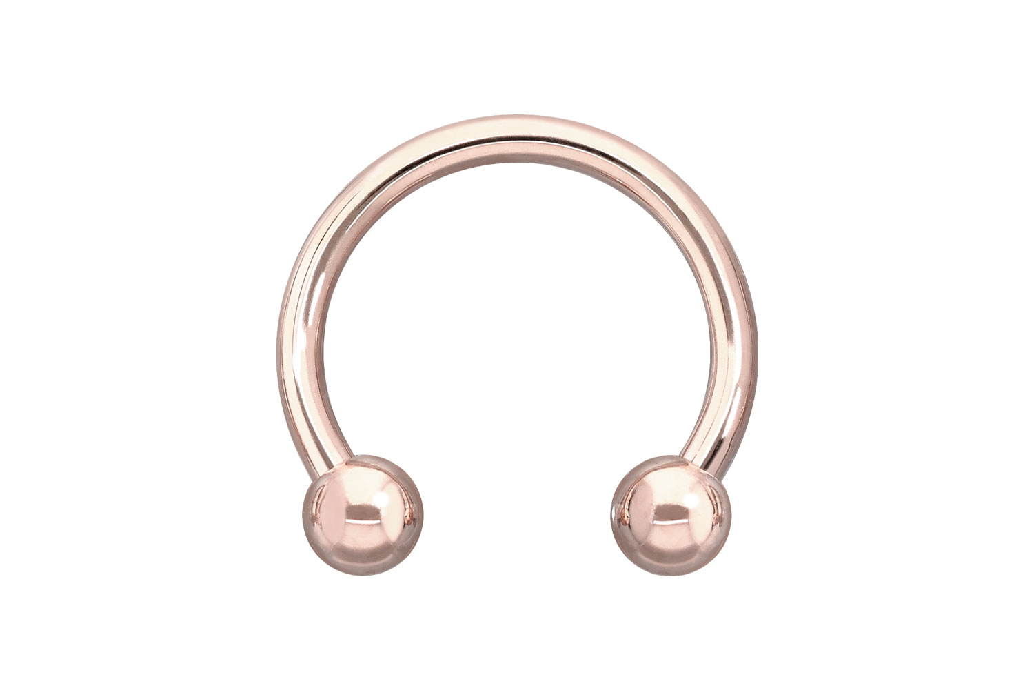 14/18 Karat Gold Hufeisenring